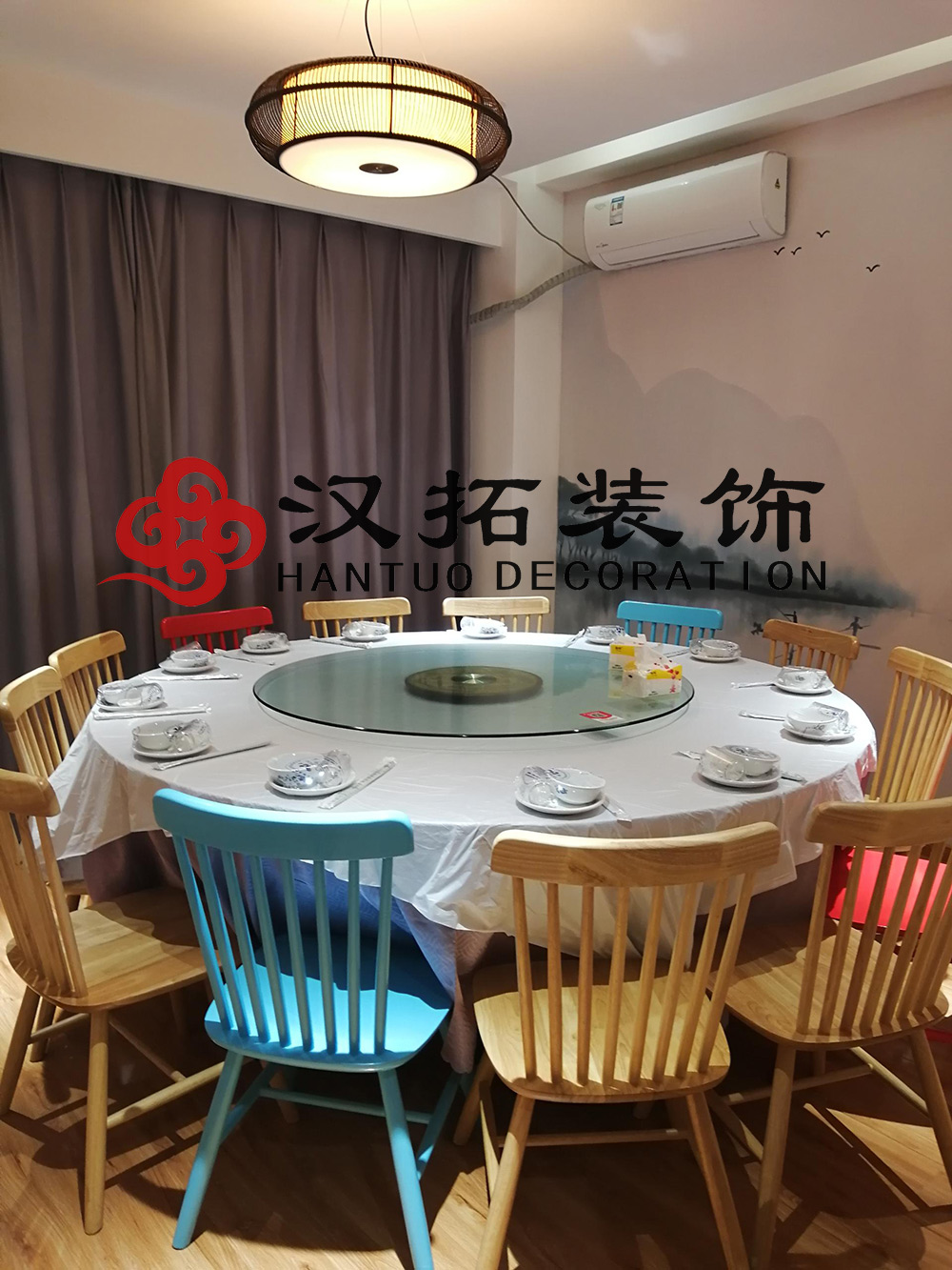 中式餐館裝修現場圖 小南京大碗菜